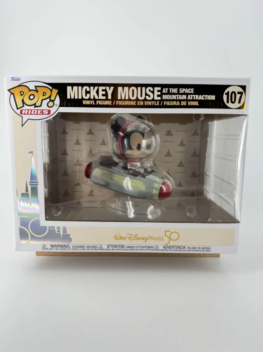Mickey Mouse at the Space Mountain Attraction – Figurine Funko NEW Pop Rides 107- Walt Dinsey World 50 – Figurine en vinyl - Saldi Straordinari – Offerte Speciali Disponibili Adesso