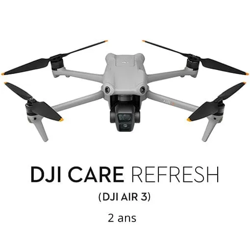 DJI CARE Ac REFRESH POUR DJI AIR 3 (2 AN) - ​Drones Professionnels & Grand Public | Boutique Française