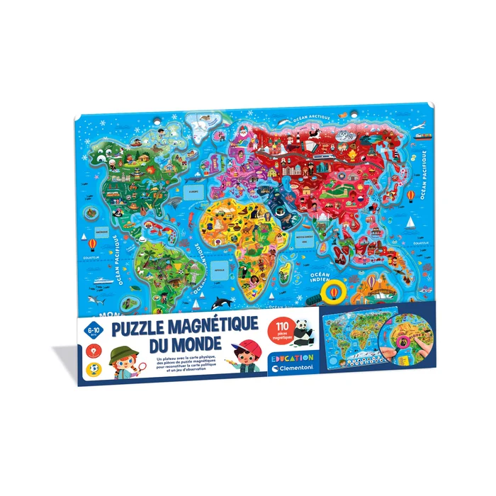 Puzzle magnétique du Janod monde - E-shop mondial – Produits durables, modernes et accessibles partout