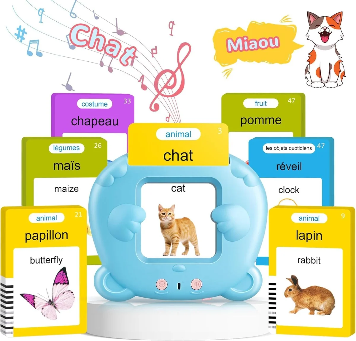 Carte flash parlante Montessori : apprendre l’alphabet et 224 mots en français et anglais - Vins Rouges Harmonieux pour Chaque Occasion LETTRES PÉDAGOGIQUES MONTESSORI Capitales - WESCO
