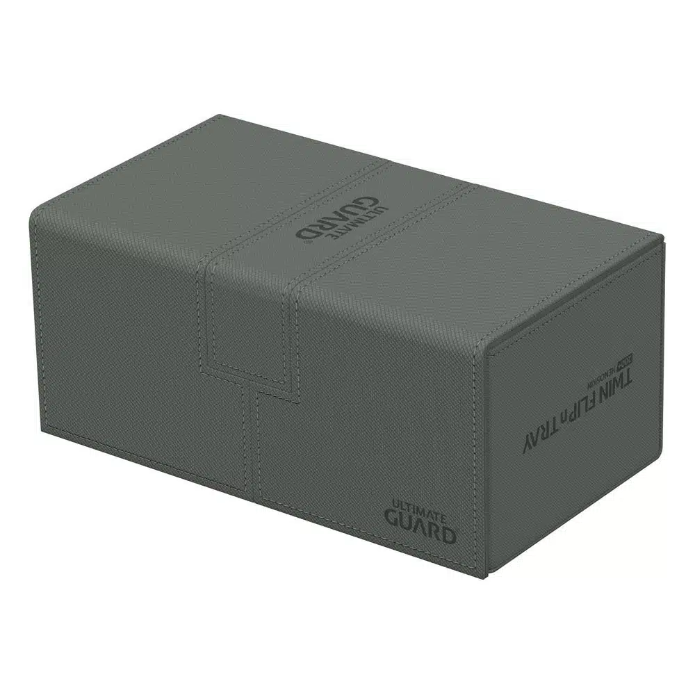 Ultimate Guard Twin Flip`n`Tray 200+ XenoSkin Gris - Saldi Straordinari – Offerte Speciali Disponibili Adesso - Ultimate guard