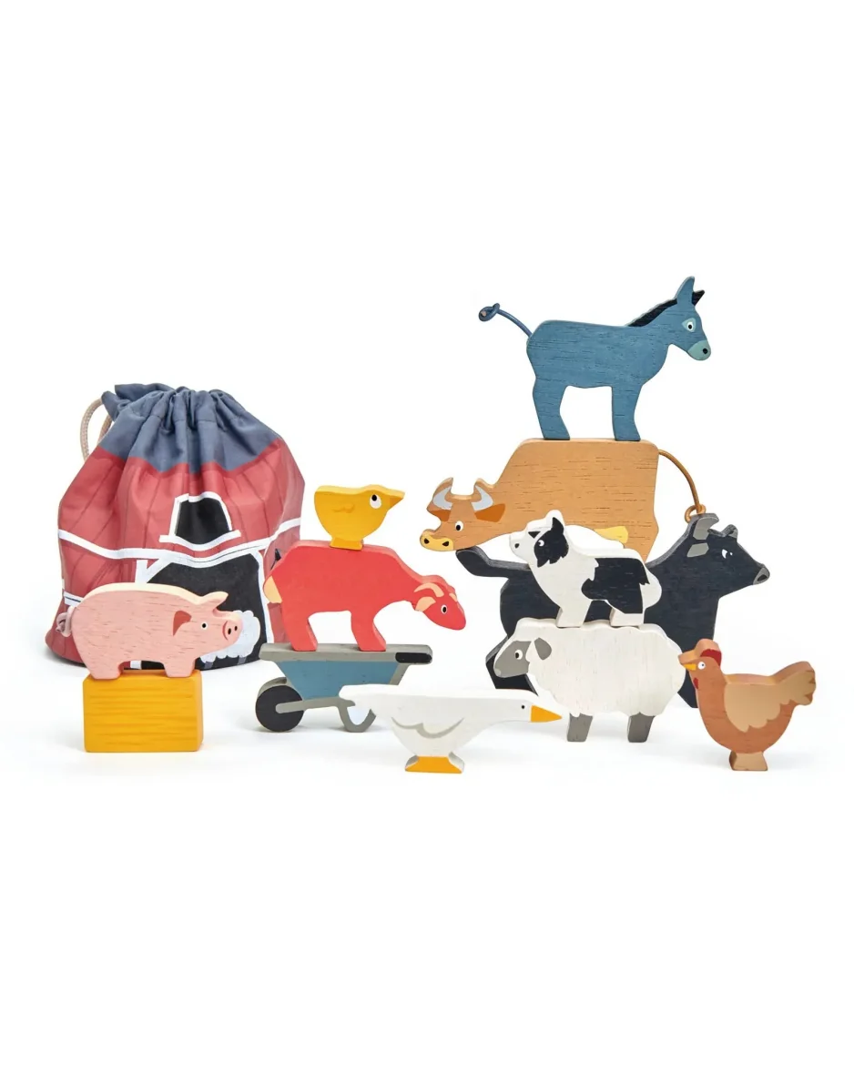 Jeu à empiler - La ferme - Tender Leaf Toys - Boutique Maman & Bébé Bebe – Produits Essentiels au Quotidien