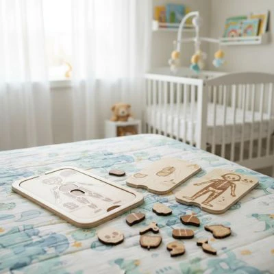 Puzzle BOIS en bois dinosaure - Boutique Maman & Bébé – Produits Essentiels au Quotidien