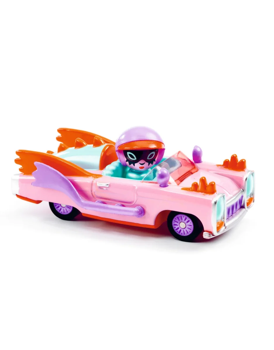 Voiture Crazy Motors Pink lady Djeco Boutique Maman Bébé Produits Essentiels Quotidien