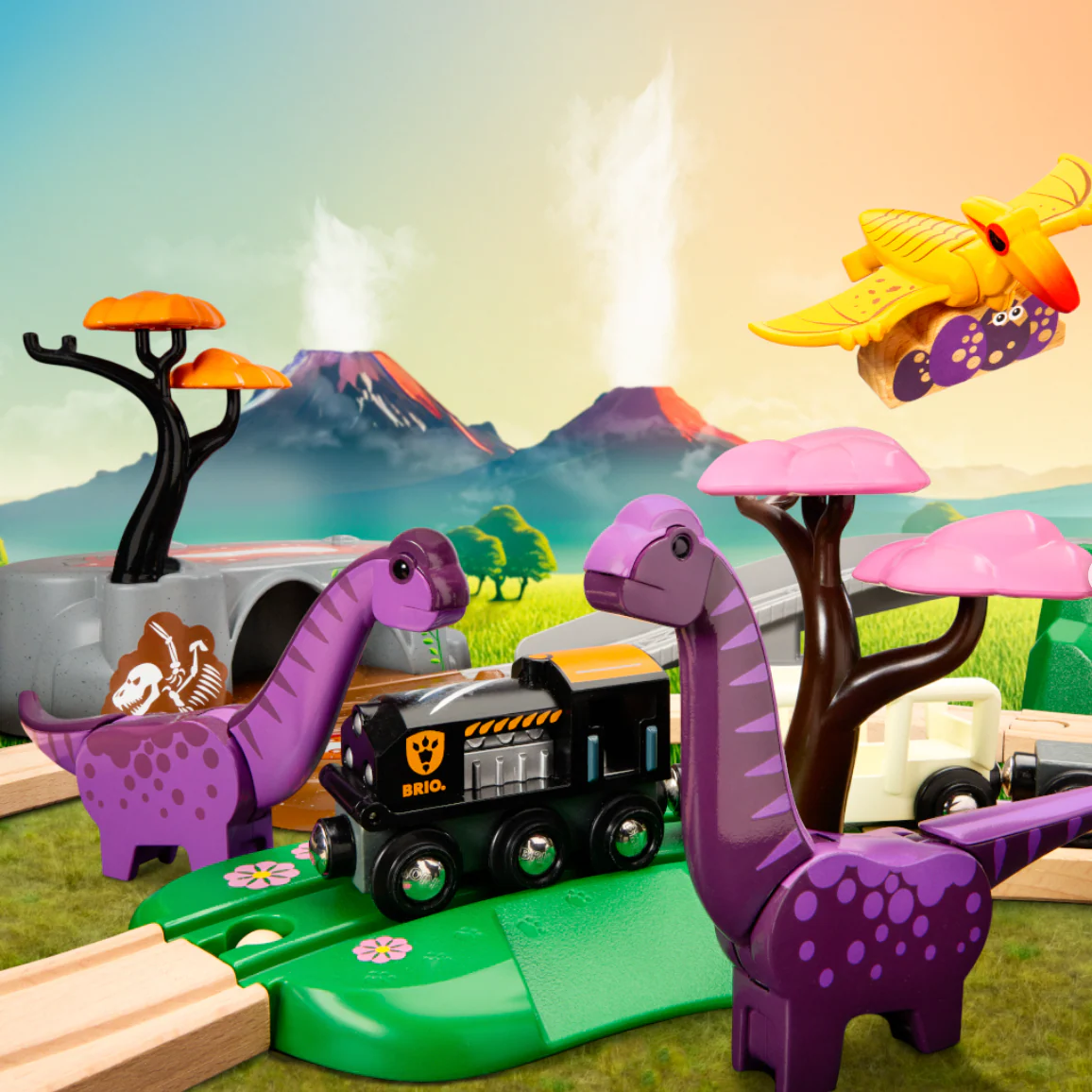 CIRCUIT AVENTURE DINOSAURES - Boutique Maman & Bébé – Produits Essentiels au gym Quotidien