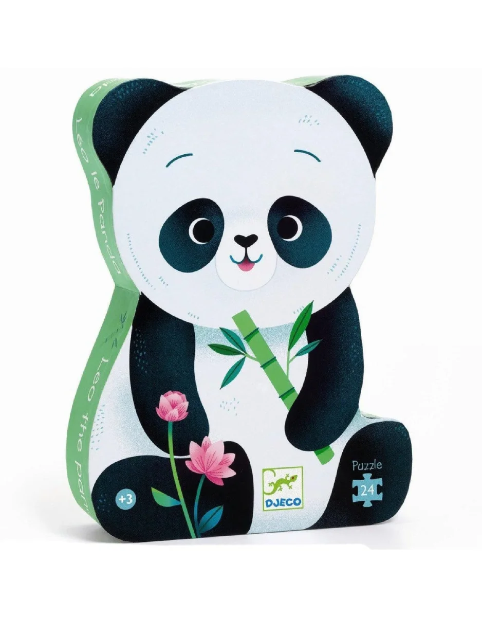 Casse-tête silhouette - Léo le panda - Djeco - Boutique Maman & Bébé – Produits Essentiels au Quotidien - {'count': 1, 'name': 'Shaped'}