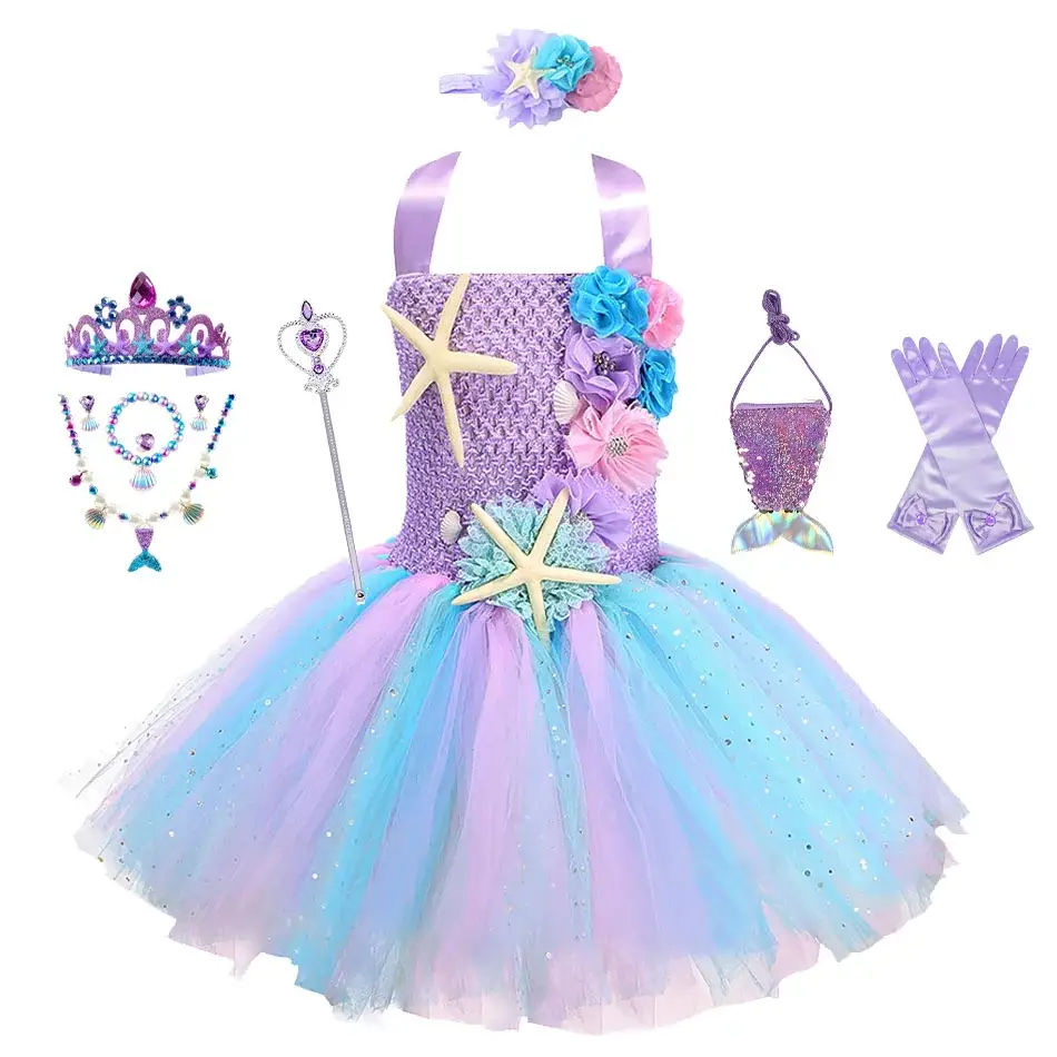 Robe Tutu Sirène Ariel Pastel - Boutique Bébé en Ligne : Soins, Jouets et Articles Maison - Jouet bain