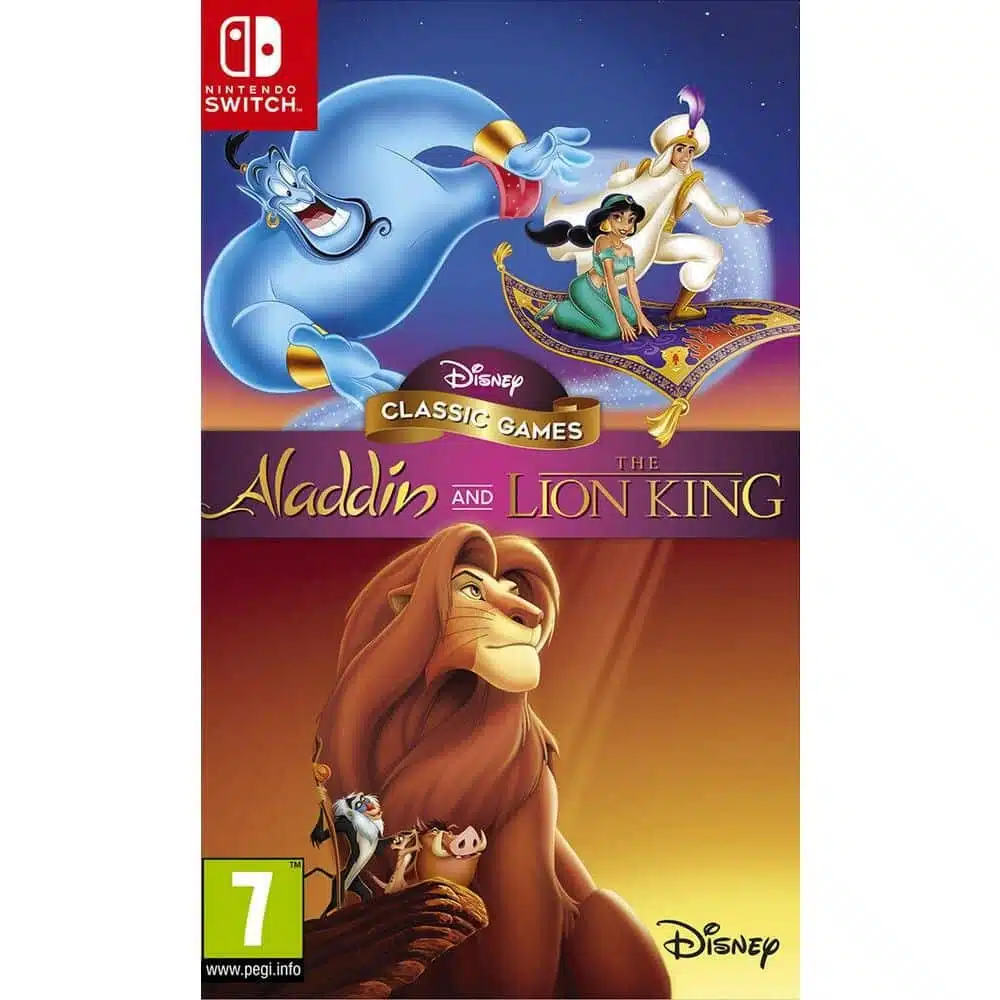 Nintendo Switch Disney Classic Aladdin Roi Lion Occasion bon état Ref Saldi Straordinari Offerte Speciali Disponibili Adesso