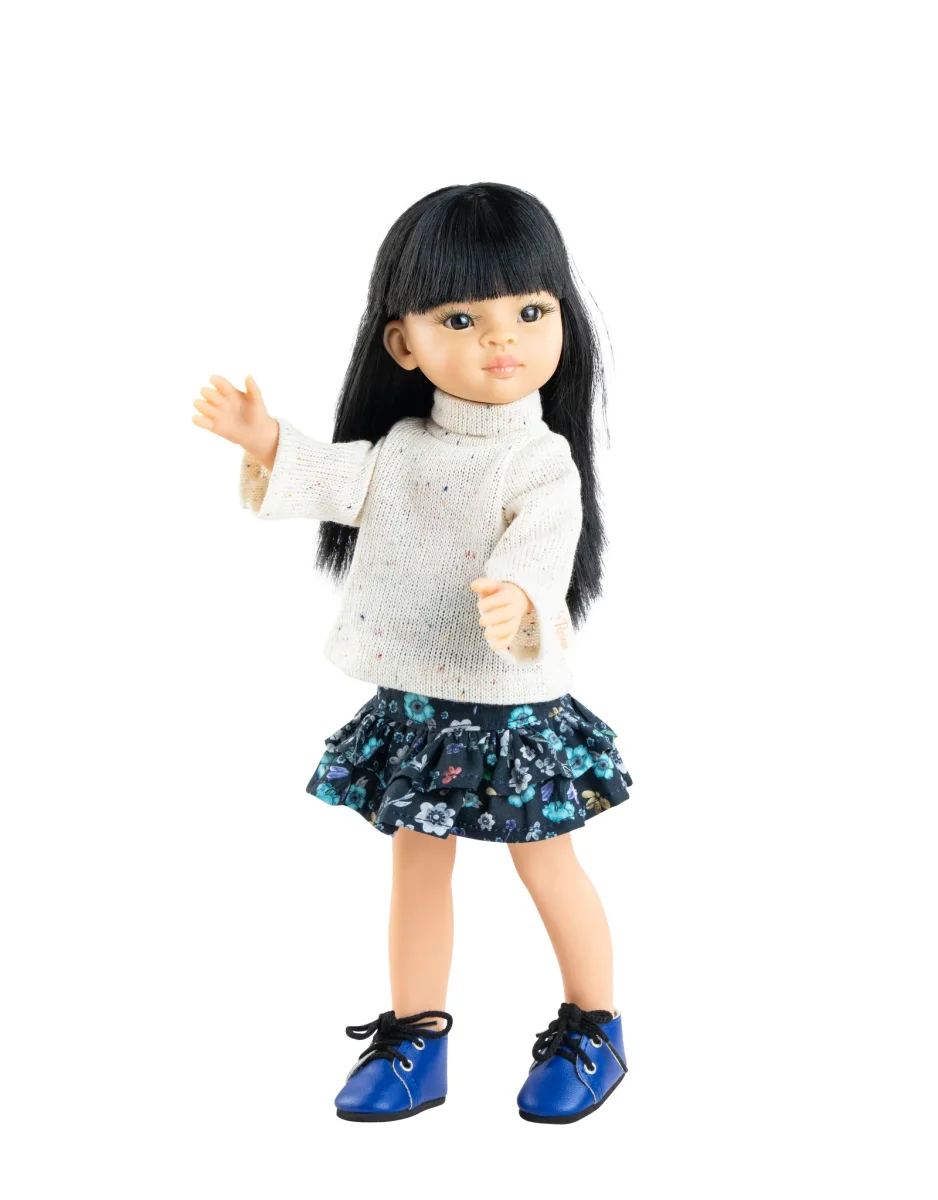 Poupée Las Amigas - Liu avec jupe fleurie - Paola Reina - Boutique Maman & Bébé – Produits Essentiels au Quotidien G Poupée Bébé en Vinyle de 8 Pouces avec Jupe en Dentelle aux Cheveux  Bouclés Jouet pour Enfants Compagnie et Collection d'Art Taille Réaliste  Cadeau Sécuritaire - Walmart.ca