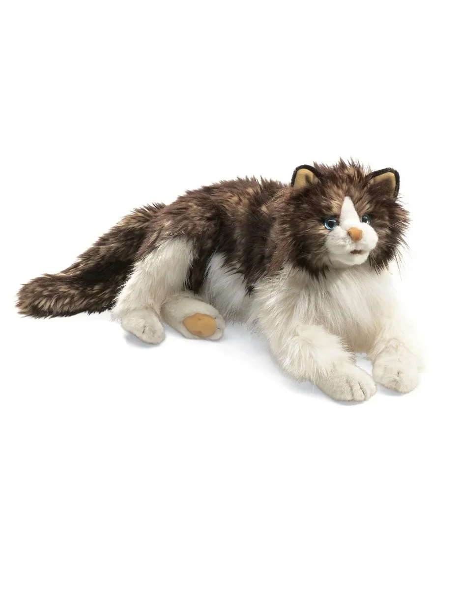 Marionnette - Chat ébouriffé - Folkmanis - Boutique Maman & Bébé – Produits Essentiels au Quotidien - {'count': 1, 'name': 'filles'}