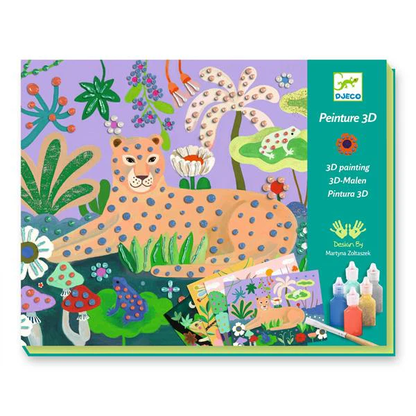 PEINTURE 3D "FORÊT TROPICALE" - Boutique Maman & Bébé – Produits Essentiels au Quotidien Biome (FR) – Infini-Jeux