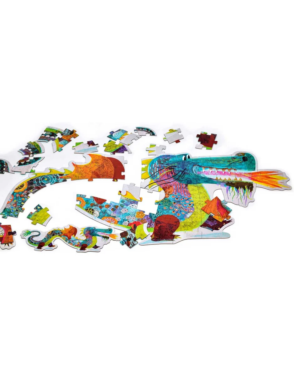 Casse-tête géant dragon Djeco Boutique Maman Bébé Produits Essentiels Quotidien