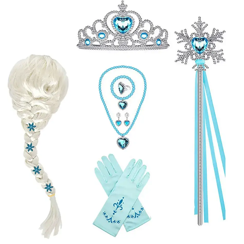 Déguisement reine neiges Elsa Boutique Bébé Ligne Soins Jouets Articles Maison