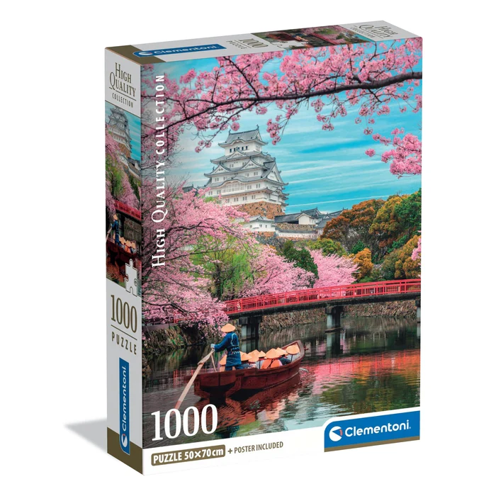 Himeji Castle In Spring - 1000 pièces - E-shop mondial – Produits durables, modernes et accessibles cerise partout