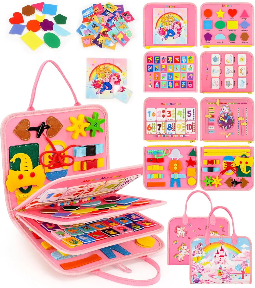 Planche d’activités Montessori Gontence pour enfants 2-5 ans : le cadeau Licorne éducatif idéal - Vins Rouges Harmonieux pour Chaque Occasion Cadeau invité licorne - Etsy France