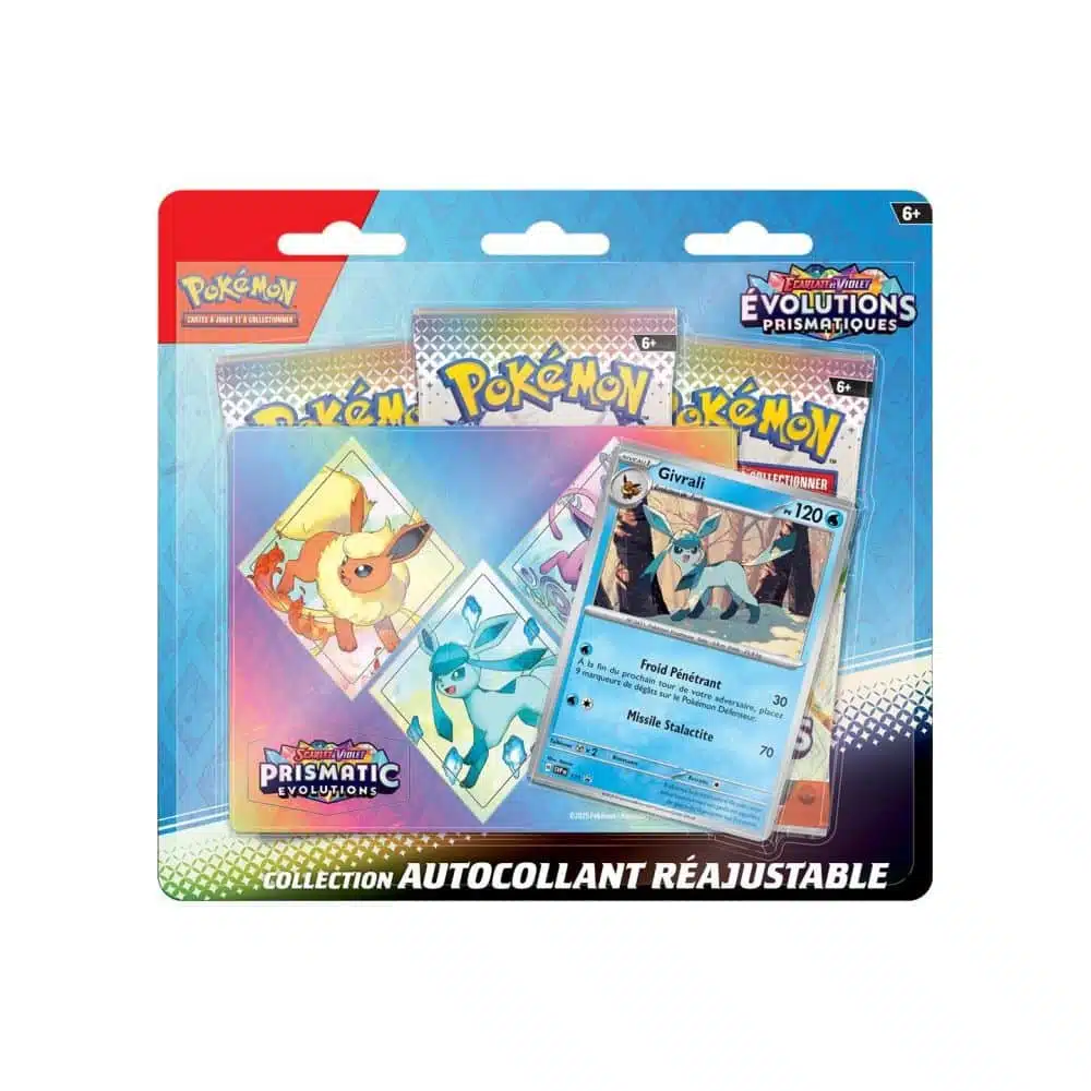 Pokémon Collection Stickers Givrali Évolutions Prismatiques Ecarlate Violet EV08.5 Version Française Saldi Straordinari Offerte Speciali Disponibili Adesso