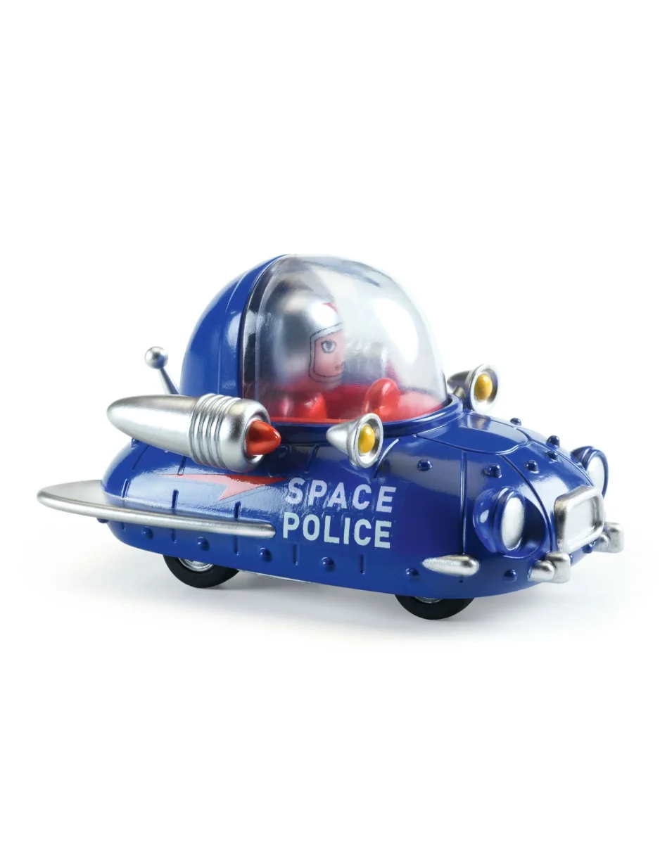 Voiture Crazy Auto-Tamponneuse Motors - Space police - Djeco - Boutique Maman & Bébé – Produits Essentiels au Quotidien