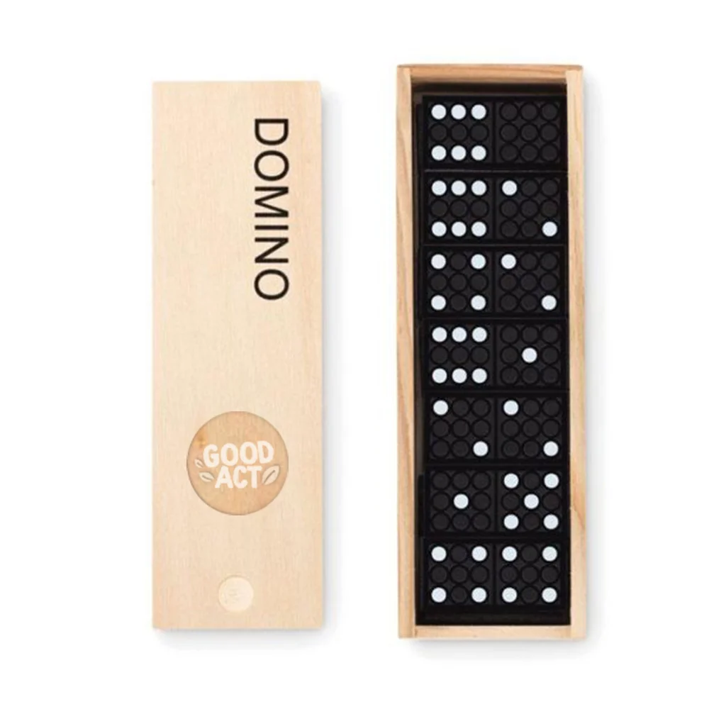 Jeu de domino avec boîte en bois personnalisée - Vins Rouges Harmonieux pour Chaque Occasion - domino's jeu domino boîte bois vin occasion