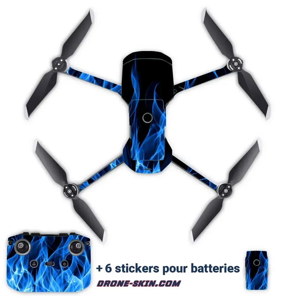 Sticker pour Drone DJI Mavic Air 2 Gaz Fire Included - ​Drones Professionnels & Grand Public | Boutique Française