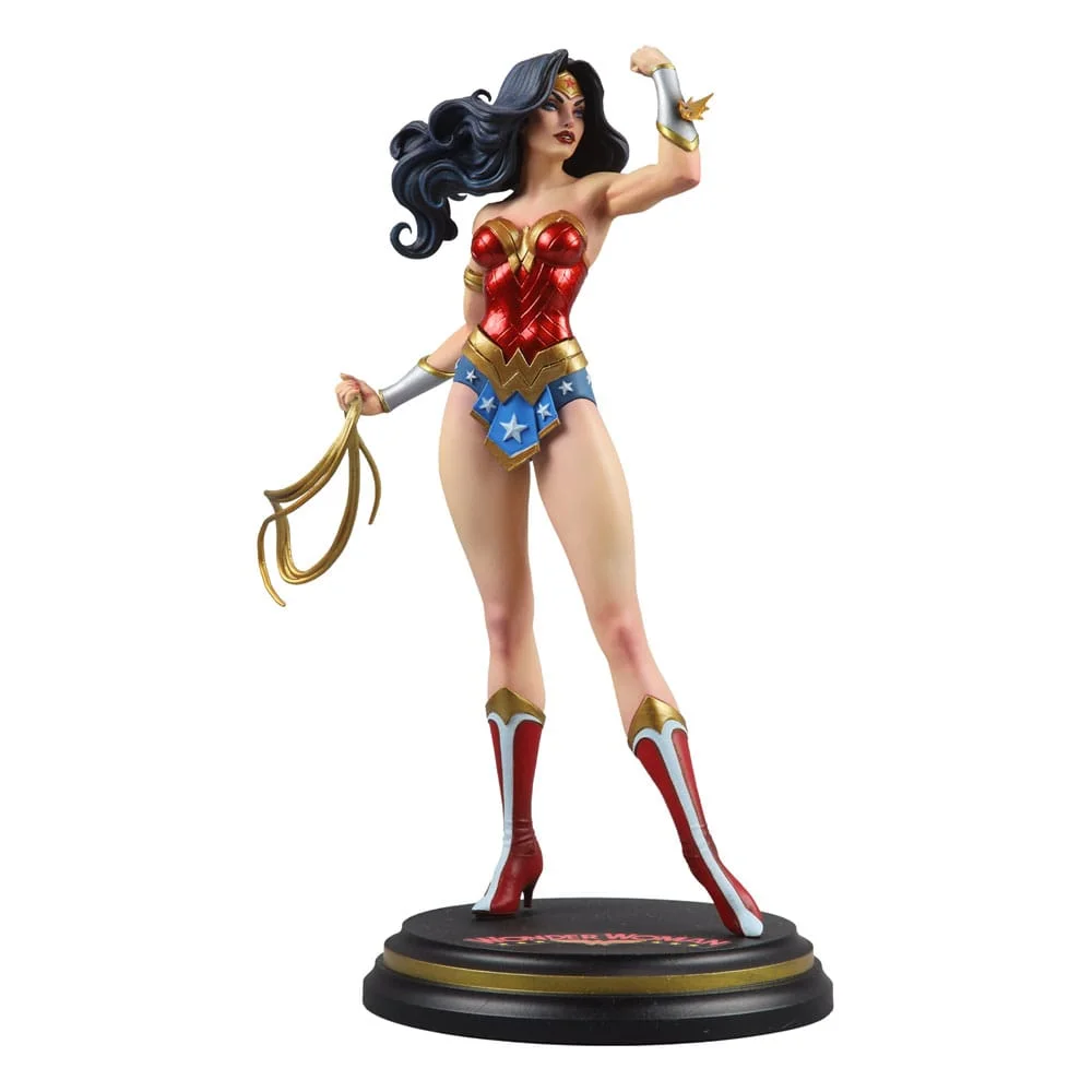 DC COMICS Statuette DC Cover Girls Wonder Woman cm Éclairage qualité frais port offerts