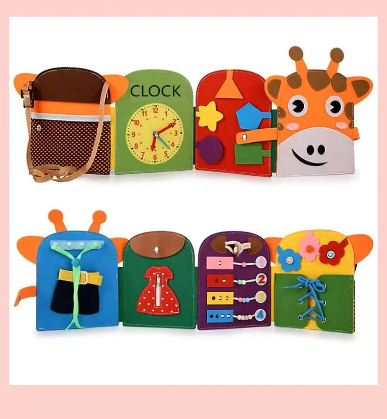 Livre activités feutrine Montessori Boutique Maman Bébé Produits Essentiels Quotidien