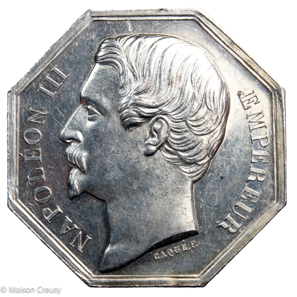 Napoléon III jeton chambre de commerce Bordeaux - Vins Rouges Harmonieux pour Chaque Occasion Ve République, jeton de présence en or, Chambre de Commerce de La Rochelle,  s.d. Paris | iNumis, boutique numismatique