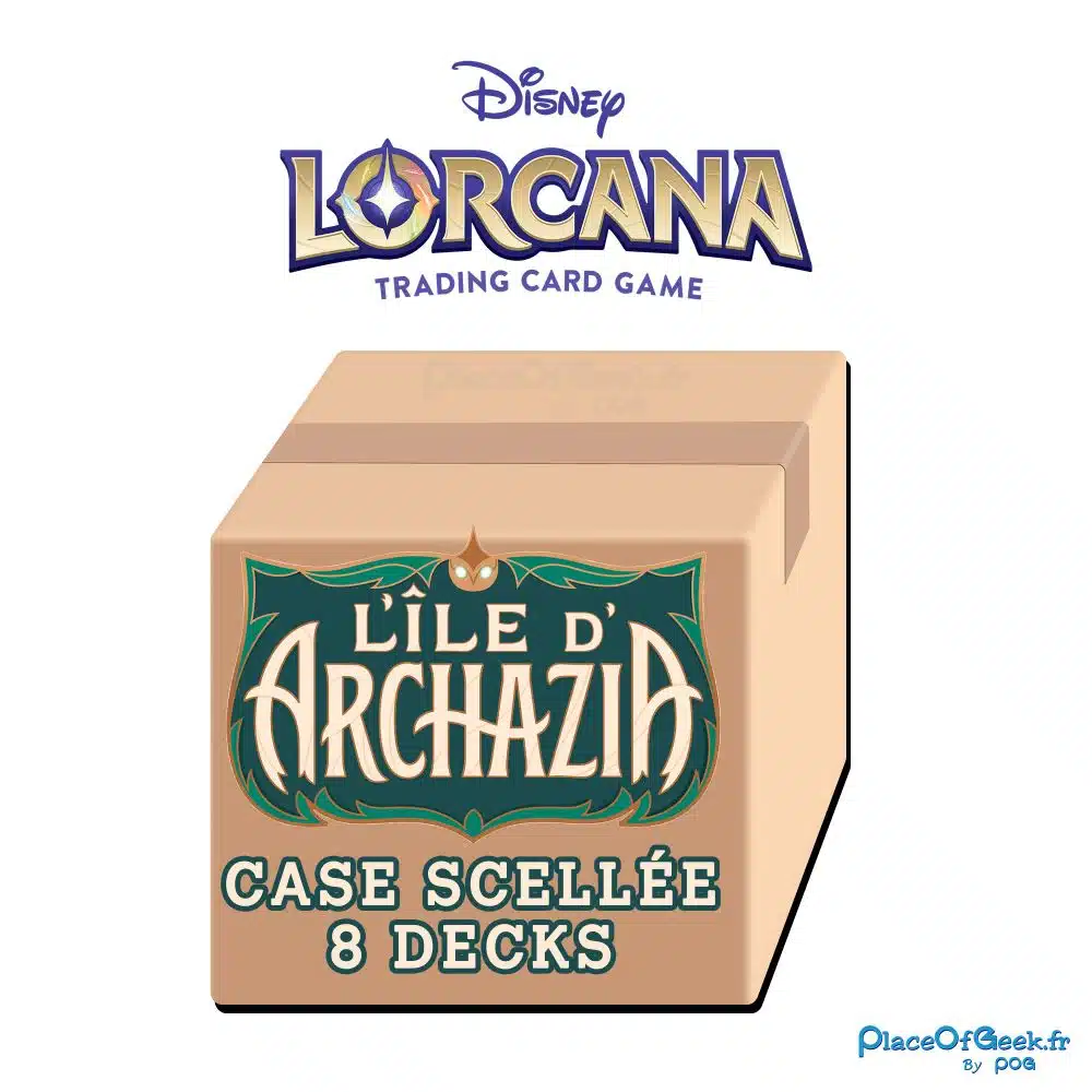 Disney LORCANA – Chapitre Sept : L’Île D’Archazia – Case scellée de 8 decks de démarrage – Français (VF) - Saldi Straordinari – Offerte Speciali Disponibili Adesso Disney Lorcana : Premier Chapitre - Deck de démarrage // Lot des 3 decks de  démarrage – Les Dés masKés