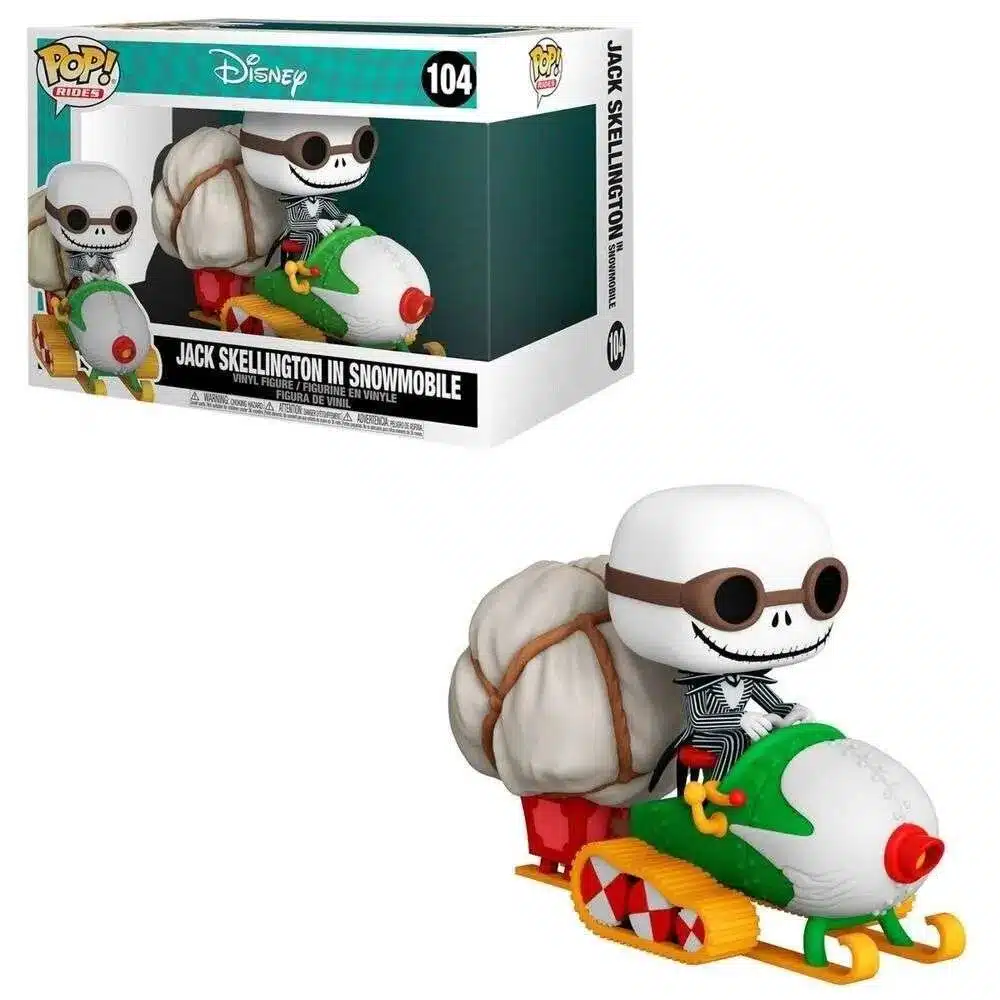Figurine Occasion bon etat L´étrange Noël de Mr. Jack N°104 POP! Rides Vinyl figurine Jack w/Goggles & Snowmobile 18 cm N°104 - Saldi Straordinari – Offerte Speciali Disponibili Adesso METAL GEAR SOLID - SNAKE EATER - POP Games N° 1054 - The Boss - Magic Heroes