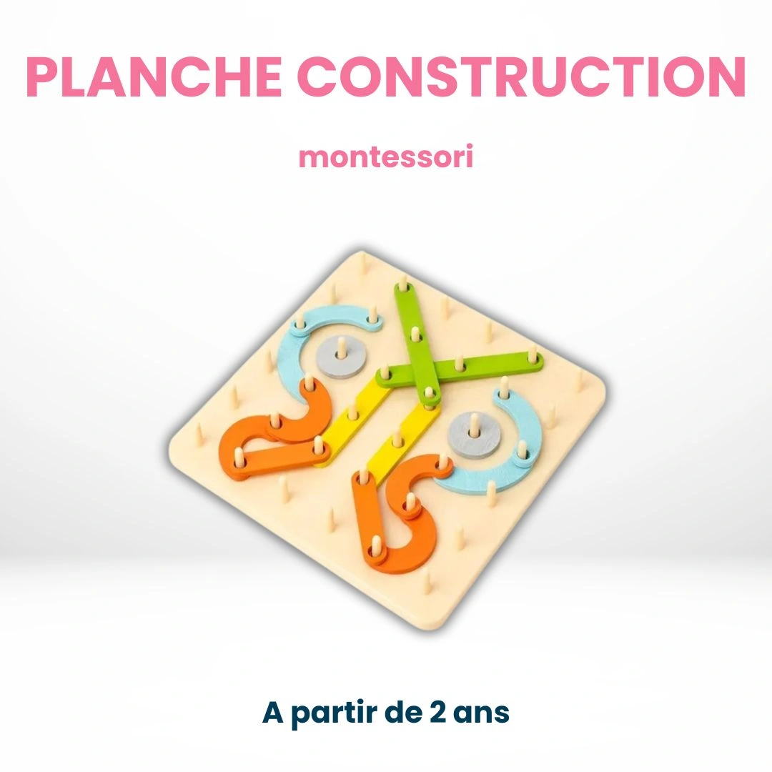 Planche Construction Montessori - Éclairage de qualité avec frais de port offerts - Clt