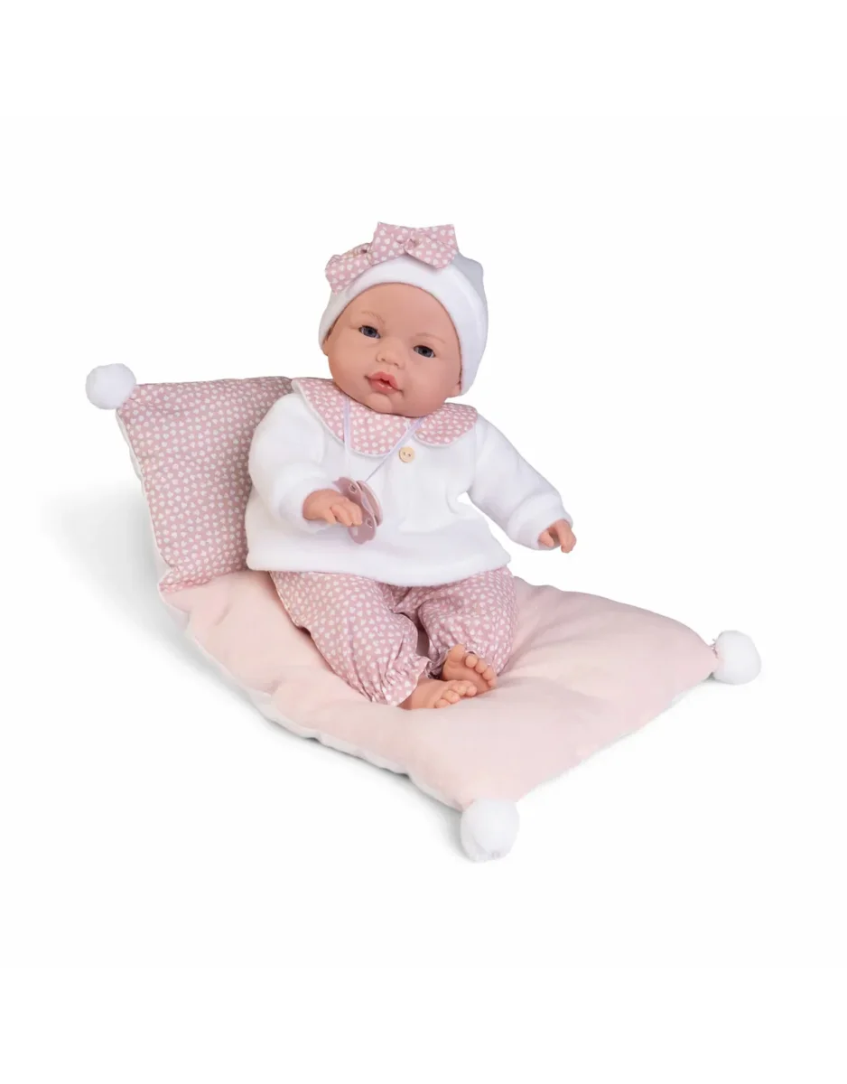 Poupée Bimba 37 cm - Poupée qui pleure avec son petit lit - Antonio Juan - Boutique Maman & Bébé – Produits Essentiels au Quotidien - lit pliable poupée cm lit - amp bébé produit