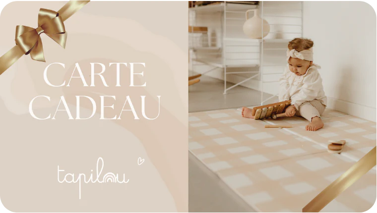 Carte cadeau Tapilou - Boutique Maman & Bébé – Produits Essentiels au Quotidien Coffret Carte Etape pour Bebe en Francais Dolbomy - Lot de 25 Cartes Etapes  de la Naissance