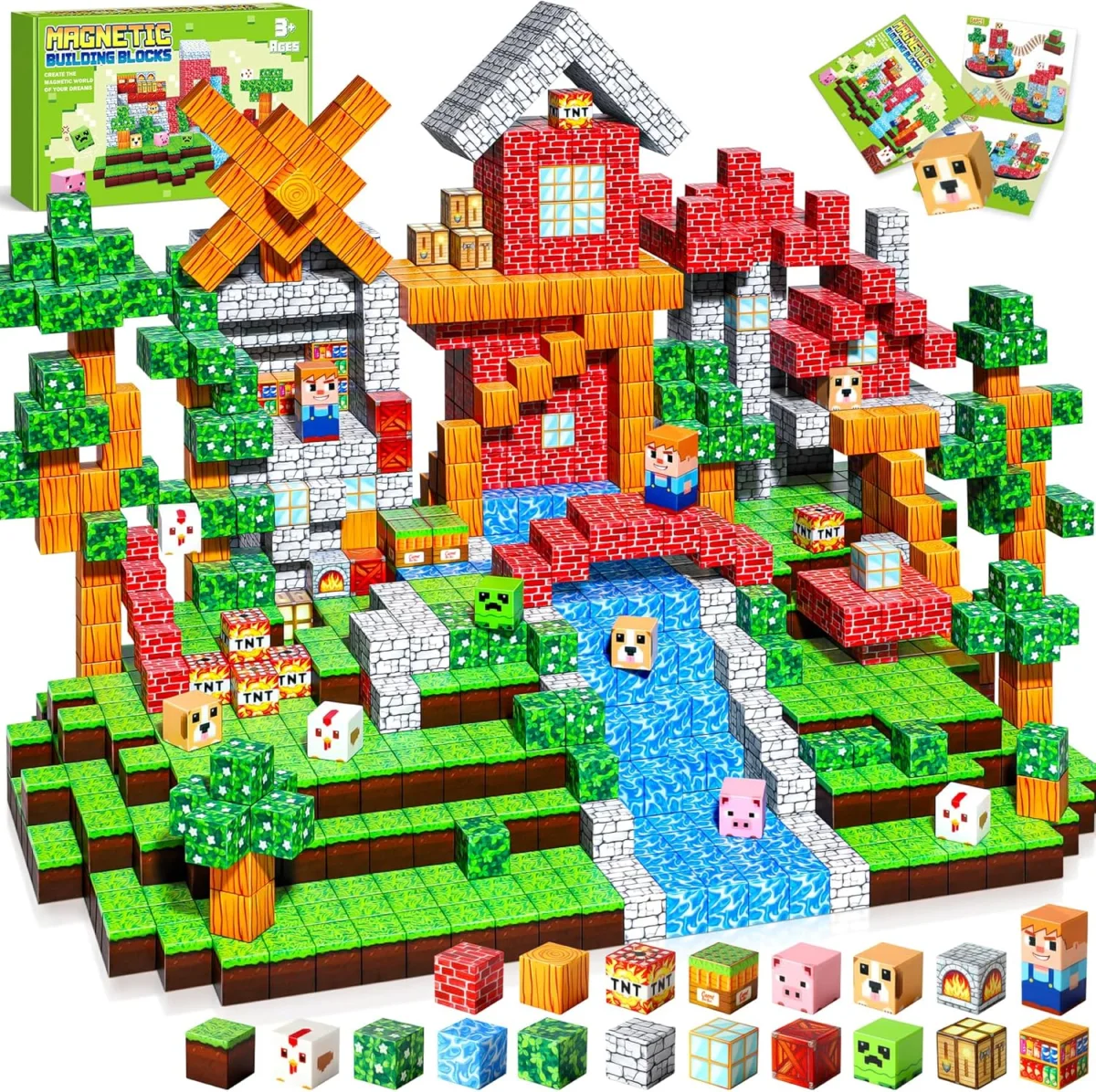 Jeu éducatif magnétique enfants cubes formes Montessori Vins Rouges Harmonieux Occasion