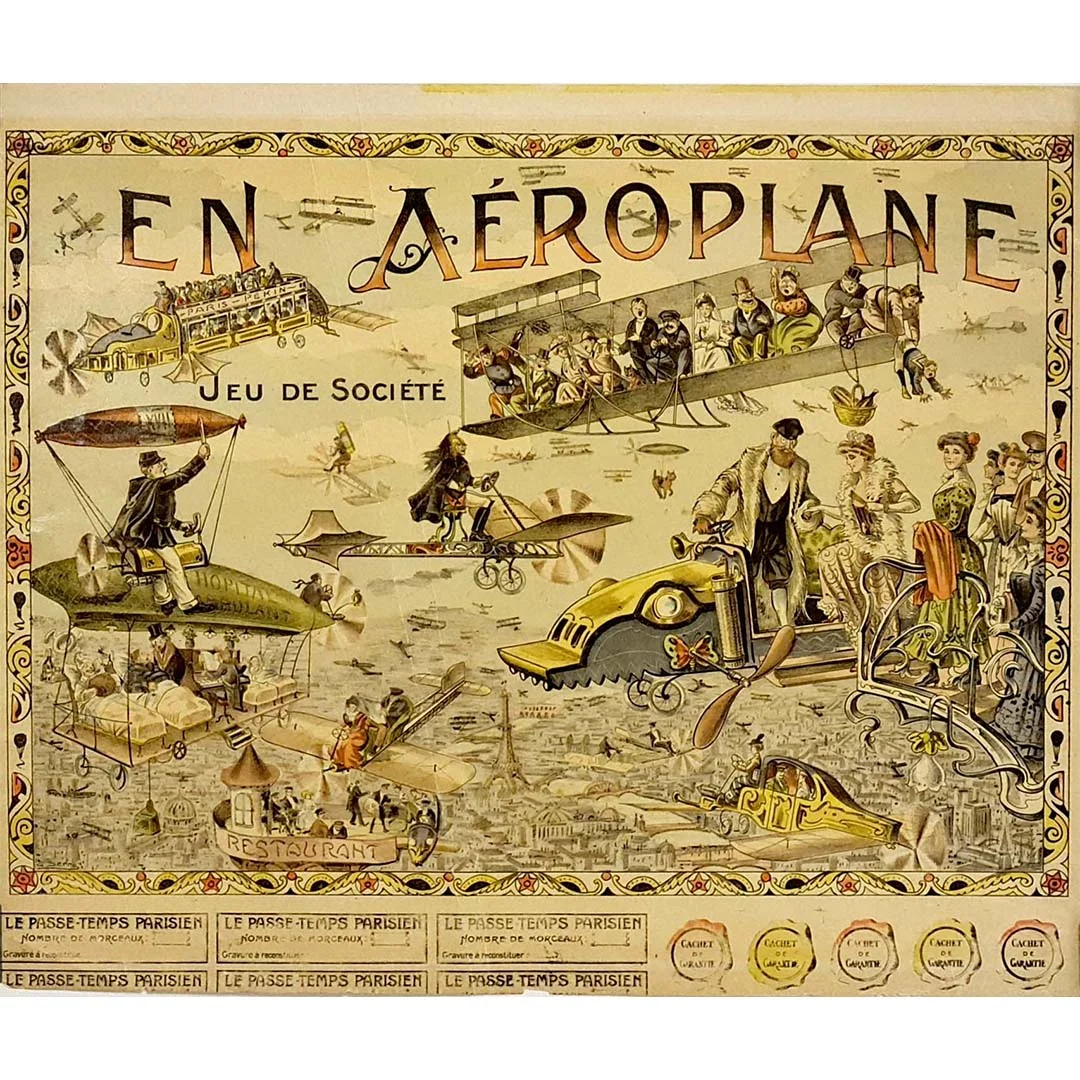 En Aéroplane Jeu de société Circa 1900 - Saldi originale Straordinari – Offerte Speciali Disponibili Adesso