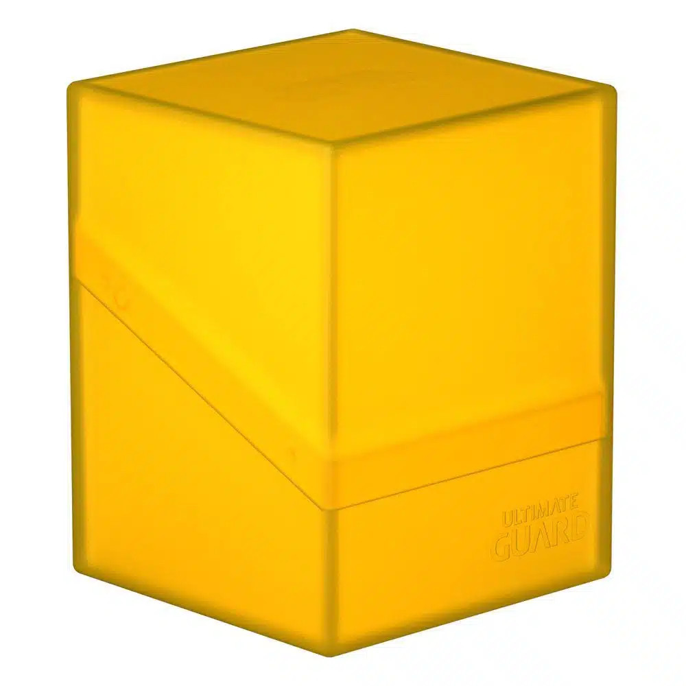 Ultimate Guard Boulder Deck Case 100+ taille standard Ambre - Saldi Straordinari – Offerte Speciali Disponibili Adesso - Malle