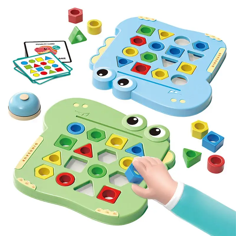 Jeu d'association de formes Dinosaure - Boutique Bébé en île Ligne : Soins, Jouets et Articles Maison