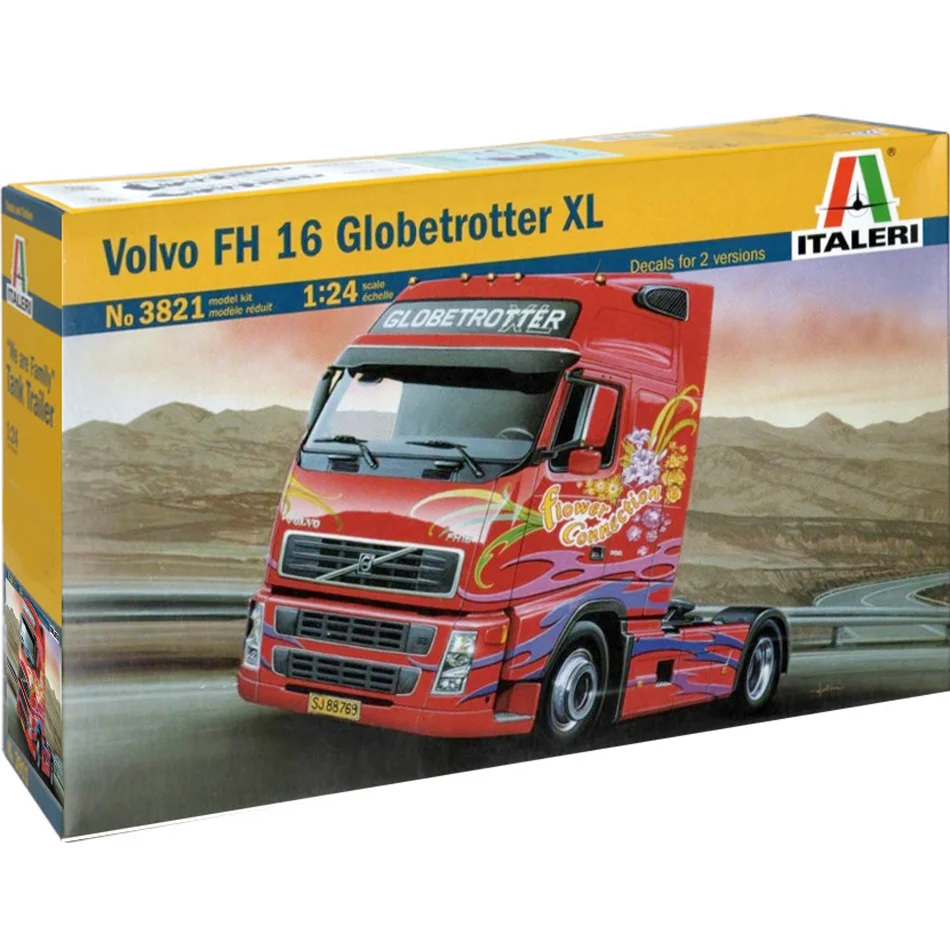 Maquette Volvo FH16 Globetrotter XL tracteur seul au 1/24ème Italeri - Accessoires Outdoor pour Plus de Liberté de Mouvement Maquette Volvo FH4 Globetrotter Med. Roof 1/24