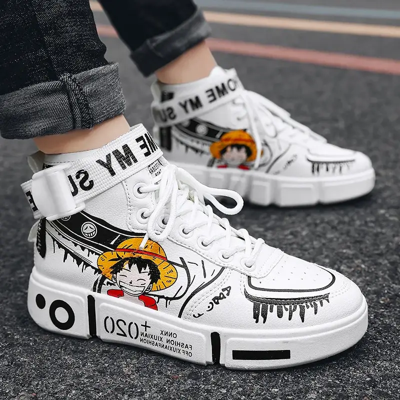 Chaussures Basket Anime One Piece Luffy Boutique Bébé Ligne Soins Jouets Articles Maison