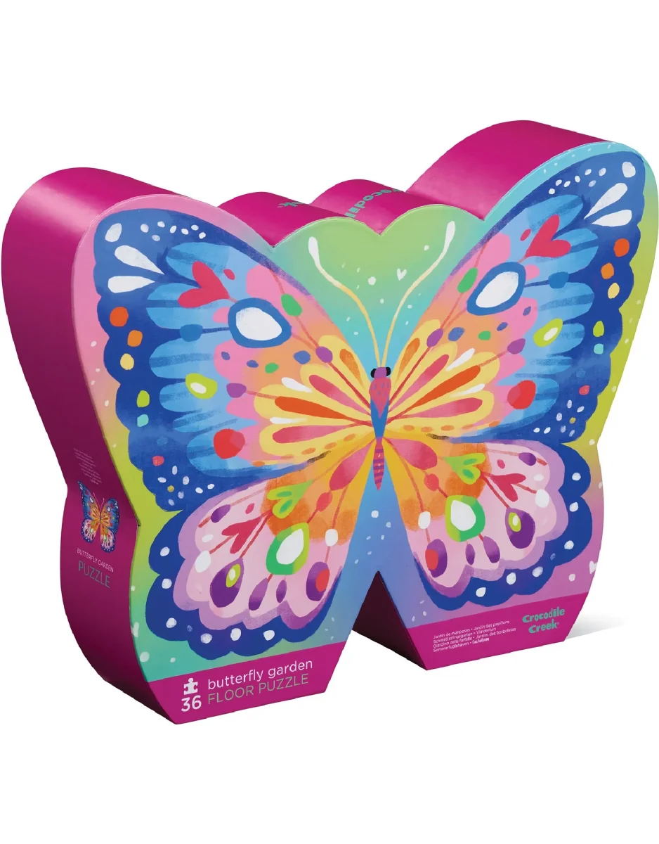 Casse-tête - 36 pièces - Jardin des papillons 3+ - Crocodile Creek - Boutique Maman & Bébé – Produits Essentiels au Quotidien Enceinte Karaoké lumineuse Singy Party rose - MOB