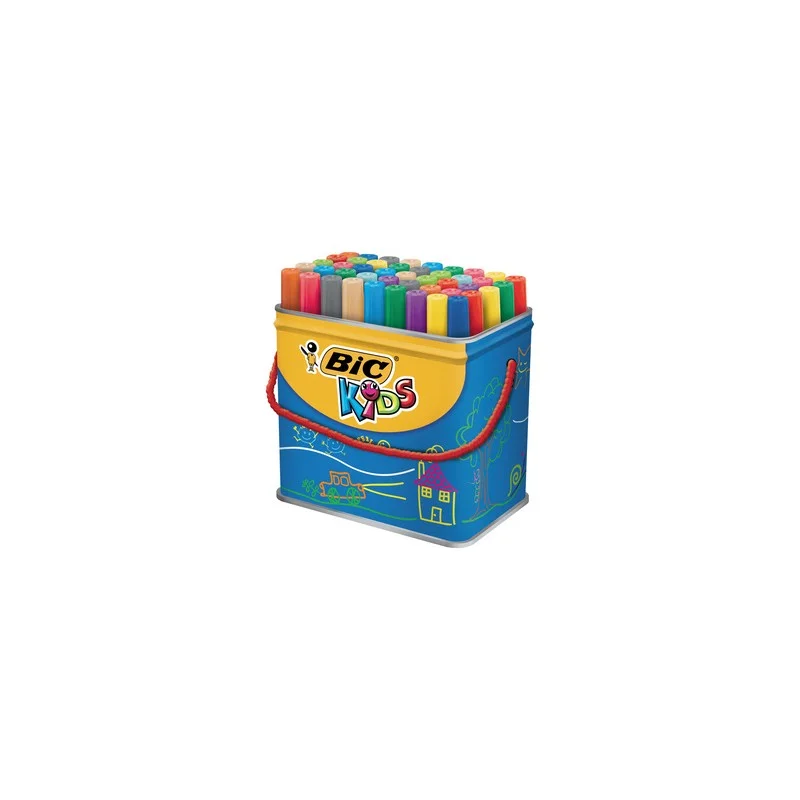 Feutres, Visacolor XL, Boîte de 48, 829004, 8922251 – Bic Kids - Organisation de la maison avec des solutions de rangement - {'count': 21, 'name': 'Boîte'}