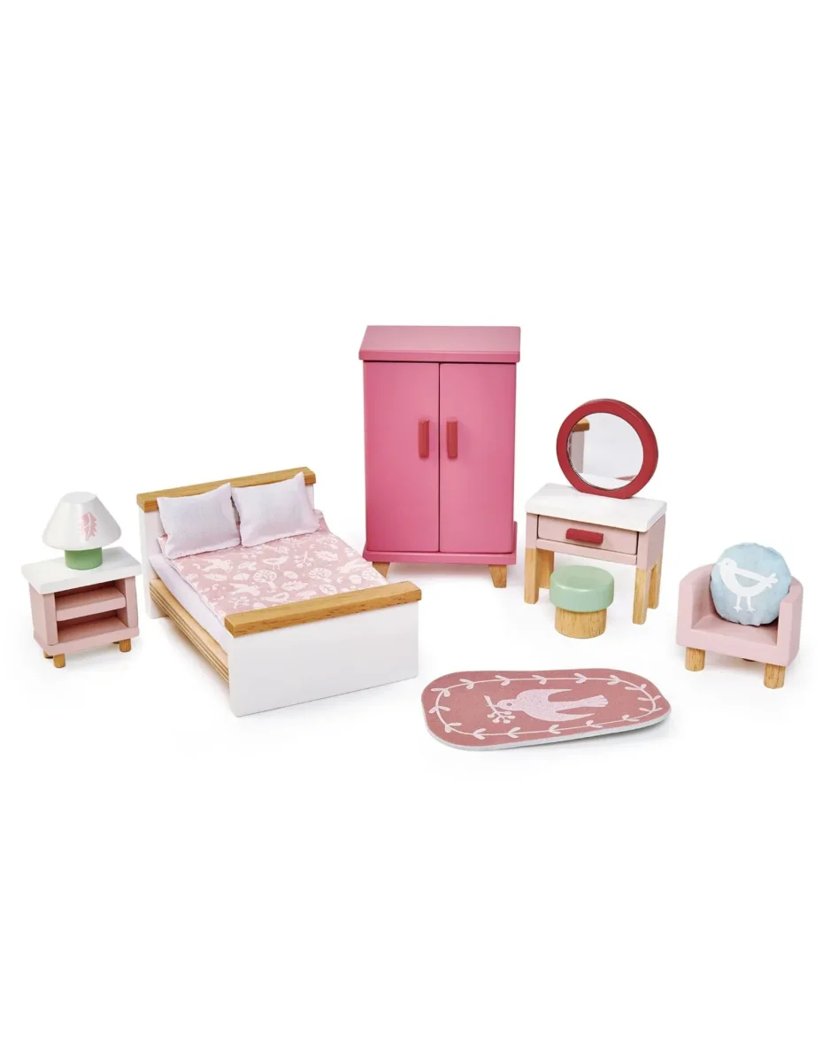 Meubles maison poupée Chambre Leaf Toys Boutique Maman Bébé Produits Essentiels Quotidien
