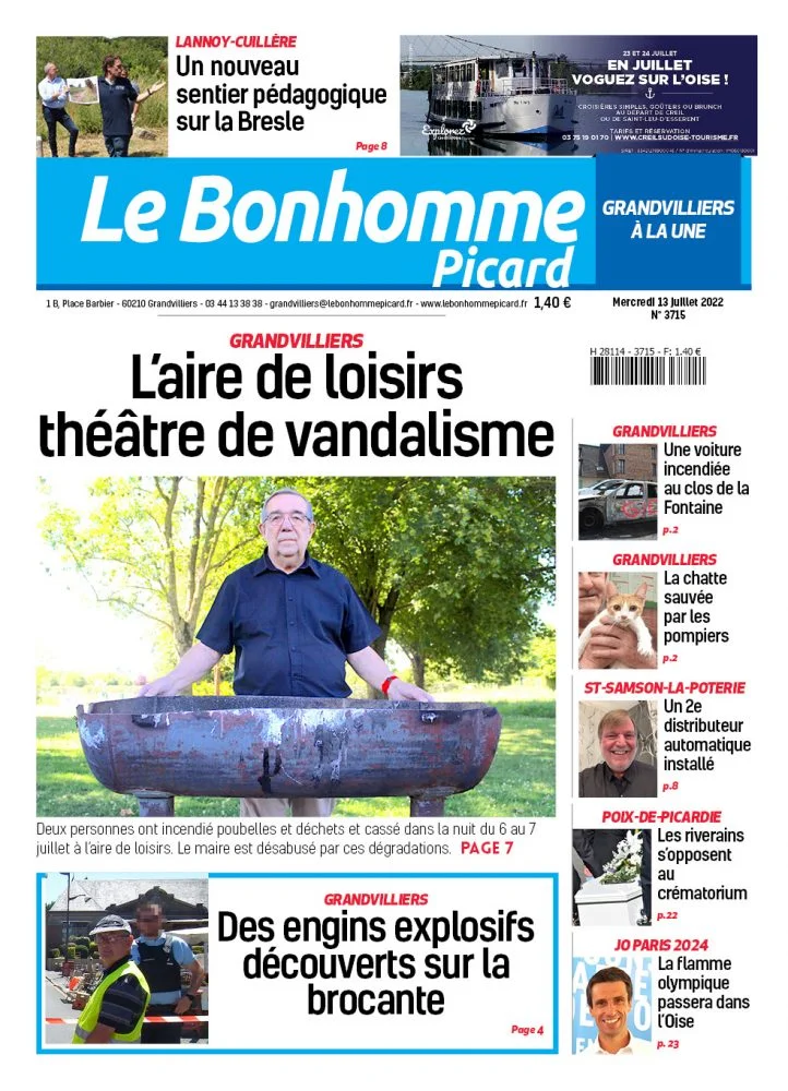 Le Bonhomme Picard de Grandvilliers du 13 juillet 2022 - ​Drones Professionnels & Grand Public | Boutique Française​ André Bonhomme en concert - ladepeche.fr