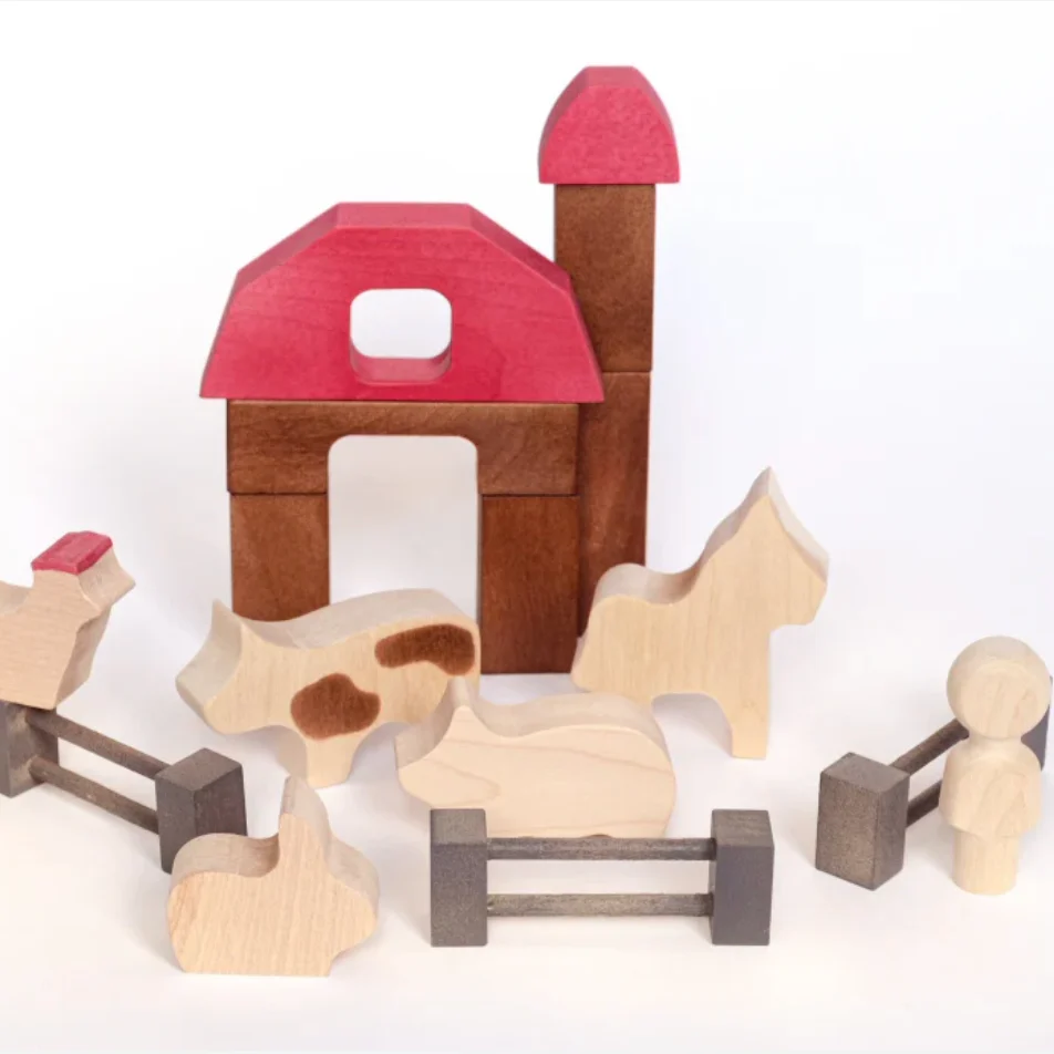 FERME ET ANIMAUX EN BOIS - Boutique Maman & Bébé – Produits Essentiels au Quotidien - {'count': 1, 'name': 'farm'}