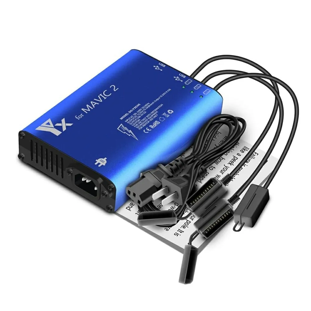 DJI Mavic 2 - Chargeur pour batteries - ​Drones Professionnels & Grand Public | Boutique Française​ CHARGEUR BATTERIE 6-12V CROWN | CT37002