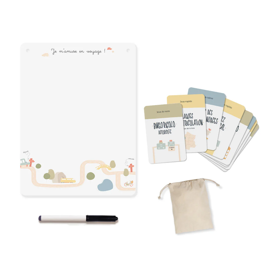 Kit "Je m'amuse en voyage"-gestion du stress-autonomie - Boutique Bébé en Ligne : Soins, Jouets et Articles Maison - {'count': 1, 'name': 'Corinne'}