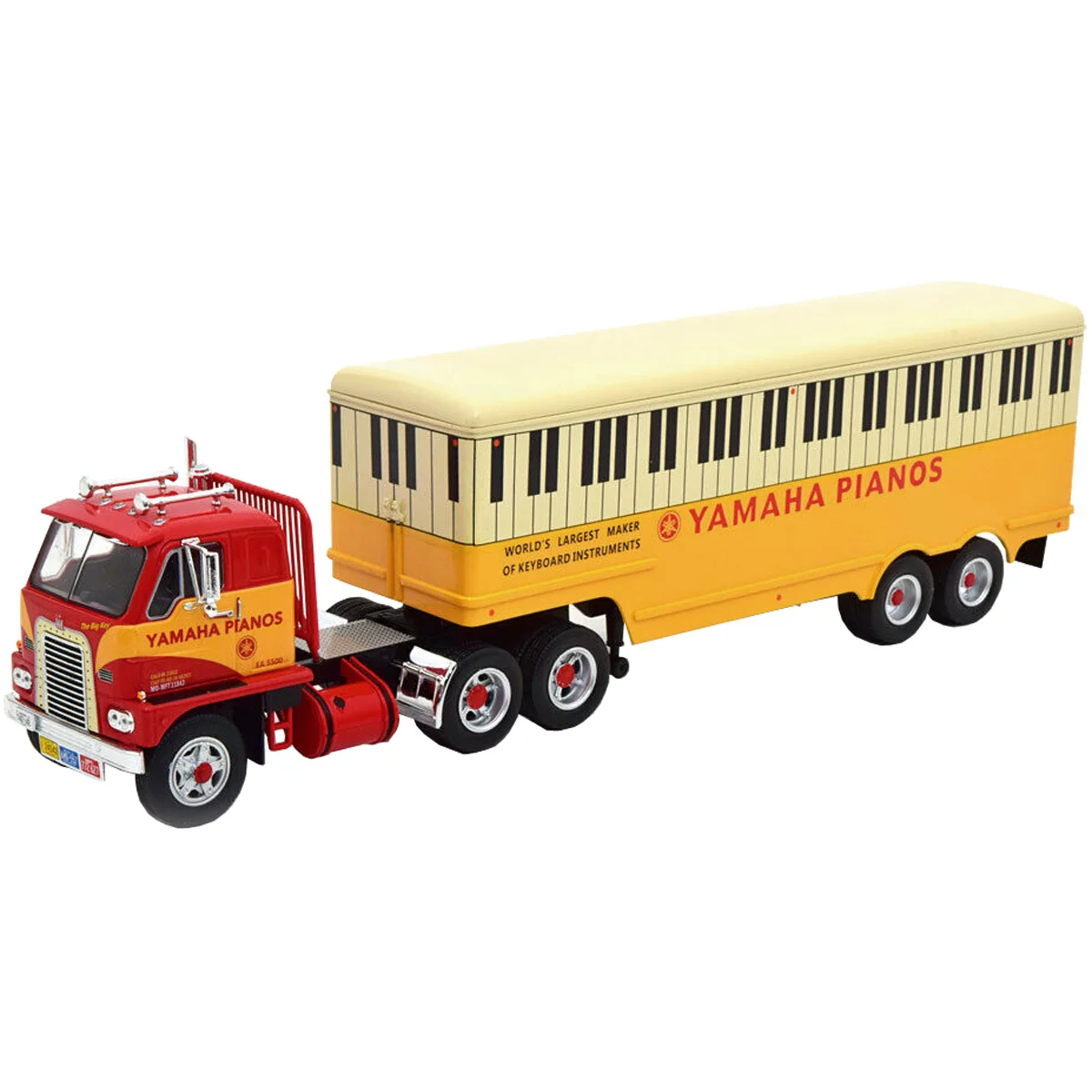 International Harvester DCOF-405 1959 rouge/jaune Yamaha au 1/43ème IXO - Accessoires Outdoor COLLECTIONS pour Plus de Liberté de Mouvement