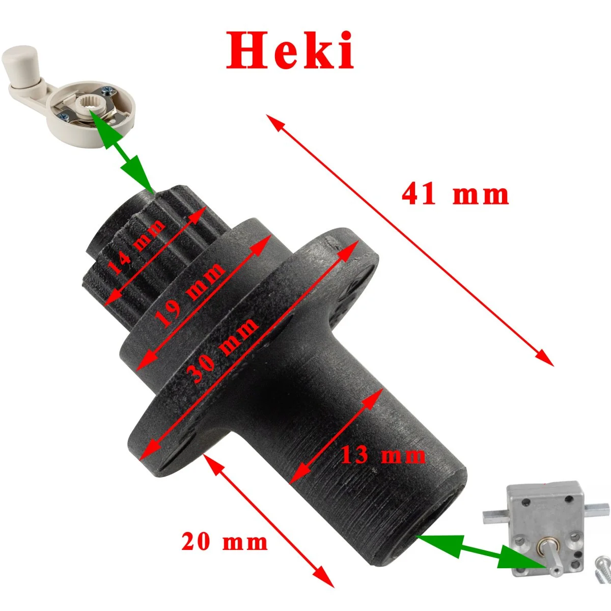 Heki pignon l’engrenage manivelle lanterneaux Heki Heki Dometic Accessoires Outdoor Liberté Mouvement