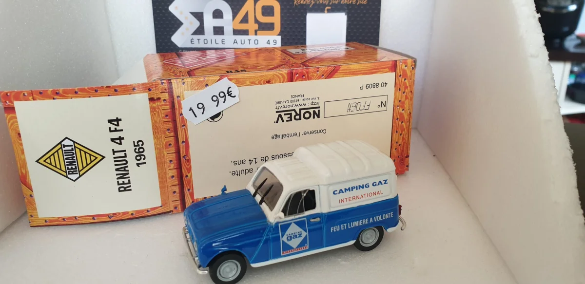 Renault F4 Camping Gaz Norev 1/43 Vins Rouges Harmonieux Occasion