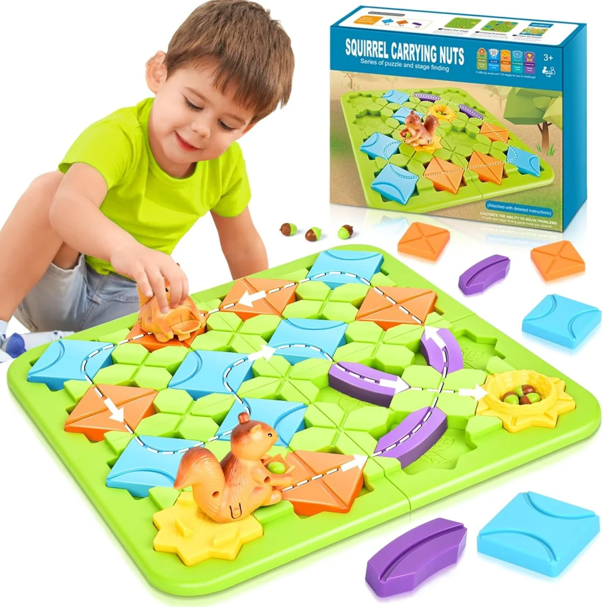 Jeu de construction de routes logiques Montessori Jouets pour enfants de 3 à 6 ans - Vins Rouges Harmonieux pour Chaque Occasion