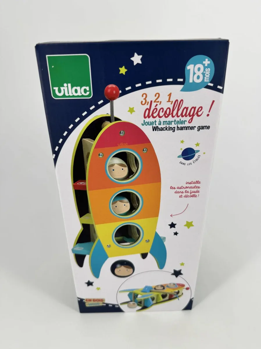 Jouet à marteler Fusée dans les étoiles en bois coloré Vilac 3048700024459 - Saldi Straordinari – Offerte Speciali Disponibili Adesso - {'count': 3, 'name': 'cm'}