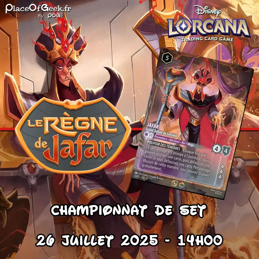 Lorcana : Championnat de set “Le règne de Jafar” – Standard – 26.07.25 à 14H00 - Saldi Straordinari – Offerte High Speciali Disponibili Adesso